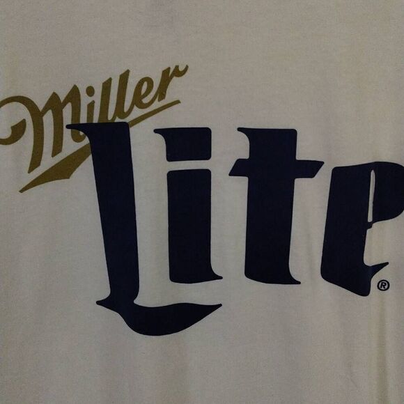 Miller Lite Tshirt, Large, Like New - Picture 1 of 5
